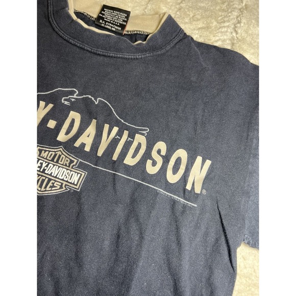 Vintage 1994 Harley Davidson Tshirt Milwaukee, Wisconsin Lined Sleeves - Picture 2 of 15